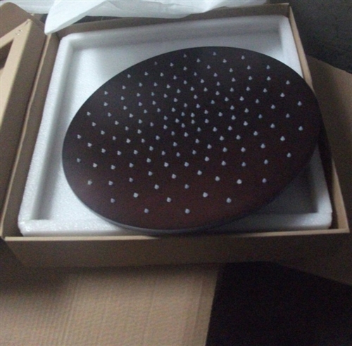 Fontana 12" Oil Rubbed Bronze Round LED Rainfall Showerhead